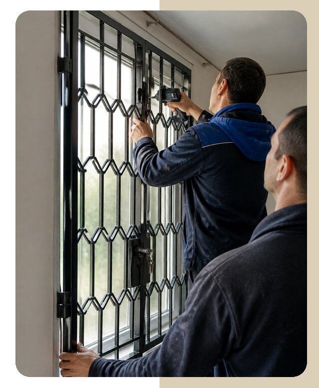 Установка распашных решеток в Северодвинске цена от 6579 р. | Дверной